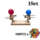 Jogo de Duelo de Fantoches com Cabeça de Balão