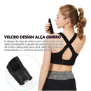 Sutiã Esportivo Ultimate - Zíper Frontal, Alças Ajustáveis e Resistente a Impactos!