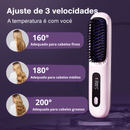 AirGlow - Escova Alisadora Profissional Sem Fio + Brindes Exclusivos