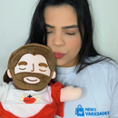 Pelúcia de Jesus que Respira - Acalma a Alma e Tira a Ansiedade