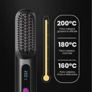 AirGlow - Escova Alisadora Profissional 5 em 1 Sem Fio + Brindes Exclusivos