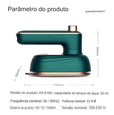 Ferro de Passar Roupa à Vapor Portátil - News™