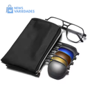 Óculos de Sol Polarizado Multicor 6 em 1 + Estojo de Brinde