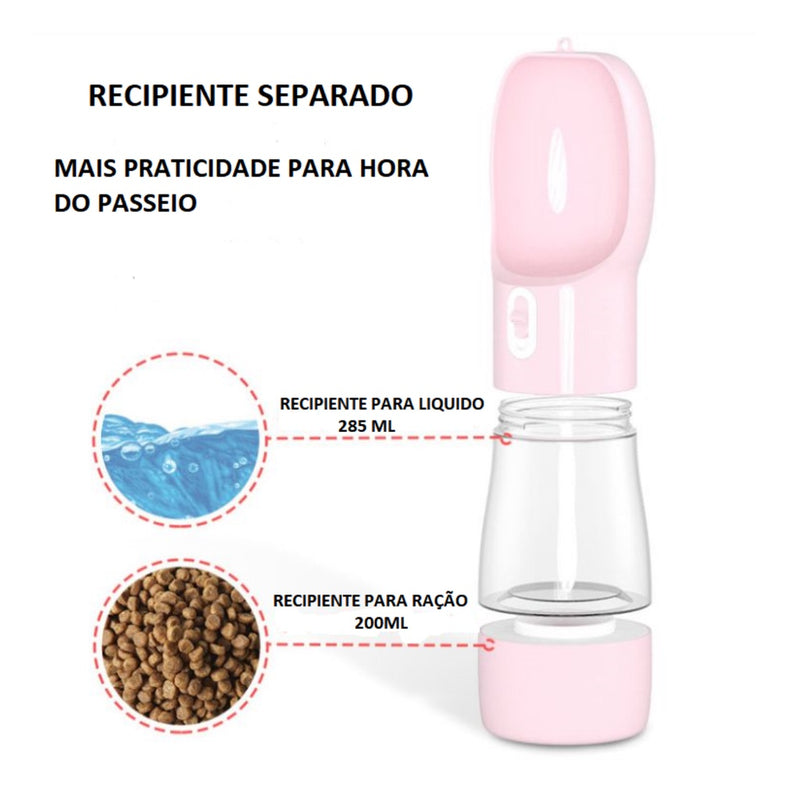 Garrafa 4 em 1 Multifuncional para Pets - News™