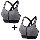 COMPRE 1 e LEVE 2 - Sutiã Esportivo Ultimate - Zíper Frontal, Alças Ajustáveis e Resistente a Impactos!