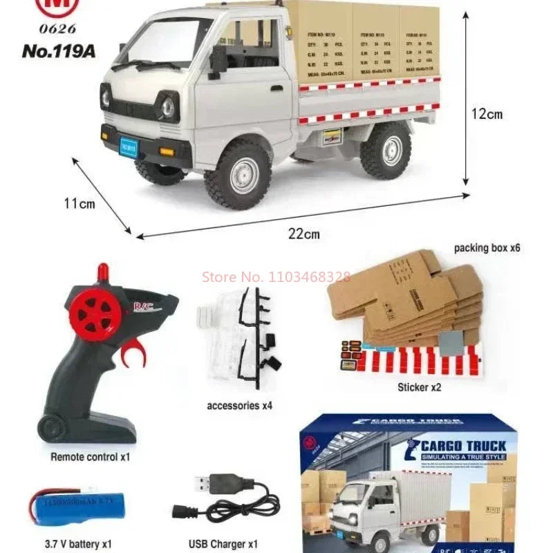 Caminhão Elétrico de Carga com Controle Remoto