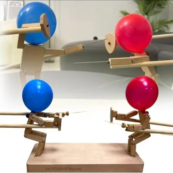 Jogo de Duelo de Fantoches com Cabeça de Balão
