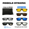 Óculos de Sol Polarizado Multicor 6 em 1 + Estojo de Brinde