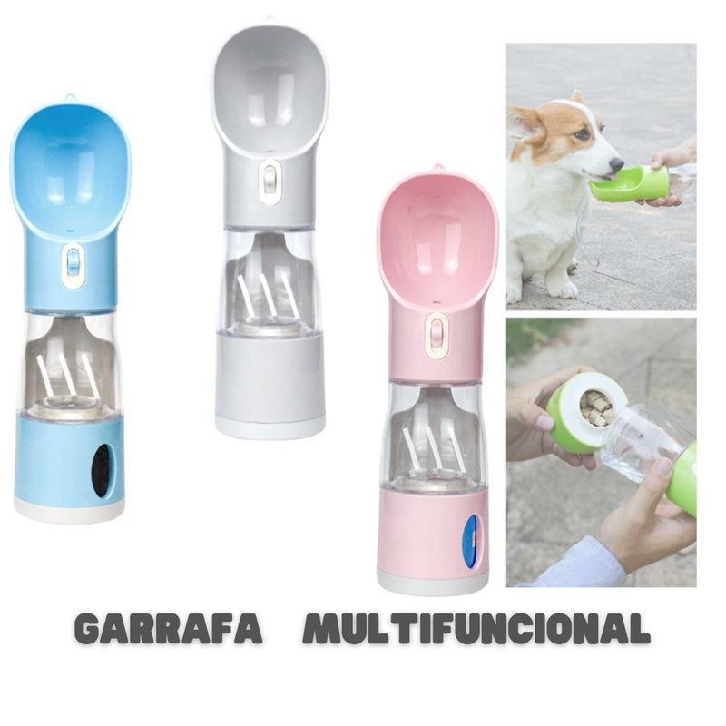 Garrafa 4 em 1 Multifuncional para Pets - News™