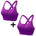COMPRE 1 e LEVE 2 - Sutiã Esportivo Ultimate - Zíper Frontal, Alças Ajustáveis e Resistente a Impactos!