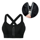 Sutiã Esportivo Ultimate - Zíper Frontal, Alças Ajustáveis e Resistente a Impactos!