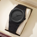 Relógio Blackout Minimalista Luxo Moderno + Caixinha Protetora de Brinde