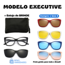 Óculos de Sol Polarizado Multicor 6 em 1 + Estojo de Brinde