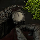 Relógio Blackout Minimalista Luxo Moderno + Caixinha Protetora de Brinde