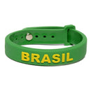 Kit 10 Pulseiras do Brasil Para a Copa do Mundo