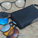 Óculos de Sol Polarizado Multicor 6 em 1 + Estojo de Brinde