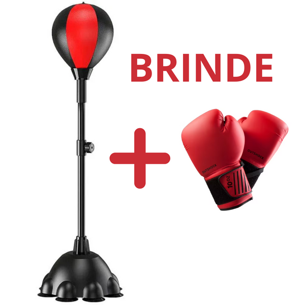 Saco para Treinamento de Boxe e Muay Thai + Luvas de Brinde