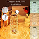 Luminária de Mesa Crystal LED