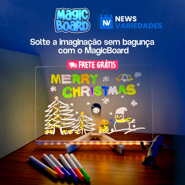 MagicBoard - Quadro Mágico de Desenhos de Led