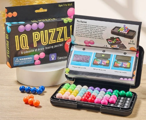 Jogo de Tabuleiro de Quebra-Cabeça Puzzle de Pirâmide com mais de 120 Desafios