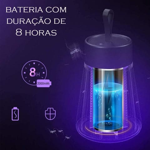 Lâmpada Mata Mosquitos Ultravioleta -  News™