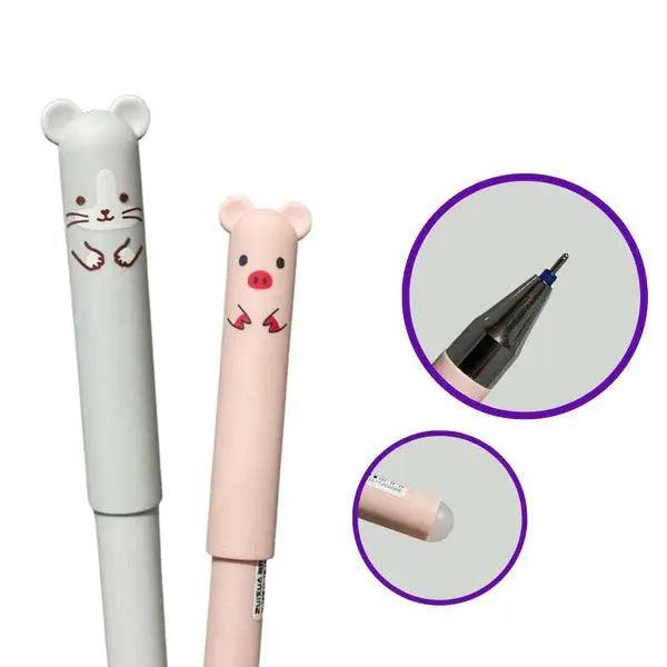 MagicPencil - Caneta Apagável Personalizada Kit c/ 4 unidades - News™