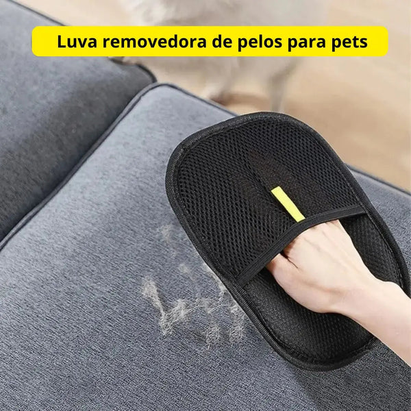 Luva Removedoras de Pelos para Pets