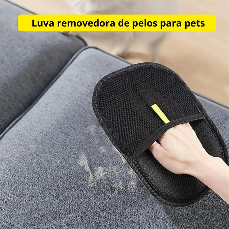 Luva Removedoras de Pelos para Pets