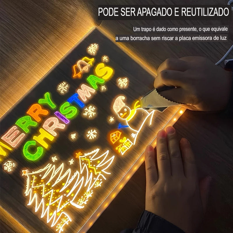 MagicBoard - Quadro Mágico de Desenhos de Led