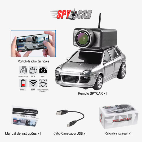 Mini Carro com Câmera HD