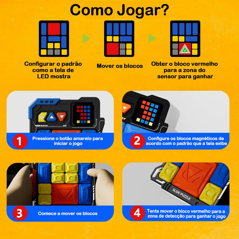 Brinquedo de Quebra-Cabeça Puzzle com mais de 500 Níveis
