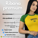 Kit 2 Croppeds e Regatas do Brasil Feminino Manga Curta Babylook