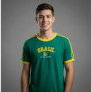 Camiseta Masculina Bordada do Brasil