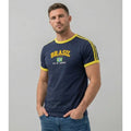 Camiseta Masculina Bordada do Brasil