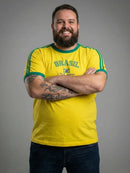 Camiseta Masculina Bordada do Brasil