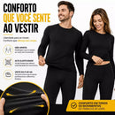 Kit Blusa + Calça UV Segunda Pele Térmica Conjunto Feminino e Masculino