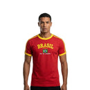 Camiseta Masculina Bordada do Brasil