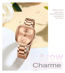 Relógio Poedagar Feminino de Luxo - Á Prova d'água