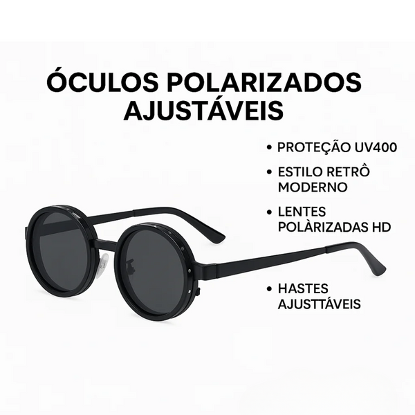 Super Óculos com Polarizados Ajustáveis