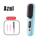 AirGlow - Escova Alisadora Profissional 5 em 1 Sem Fio + Brindes Exclusivos