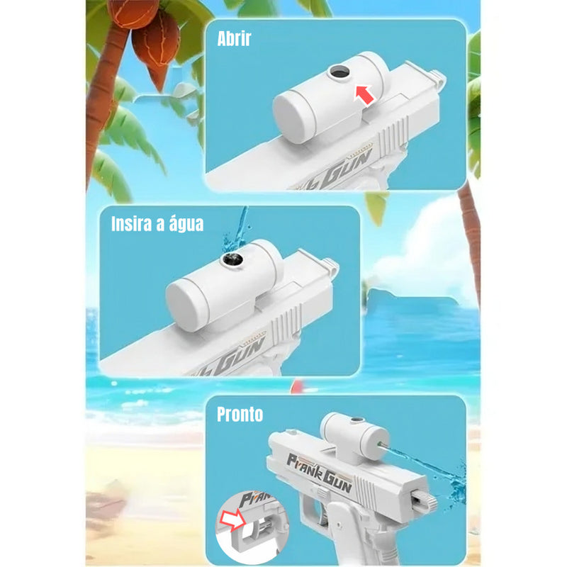 Pistolinha de Água Reversa Para Pegadinhas - Diversão Garantida