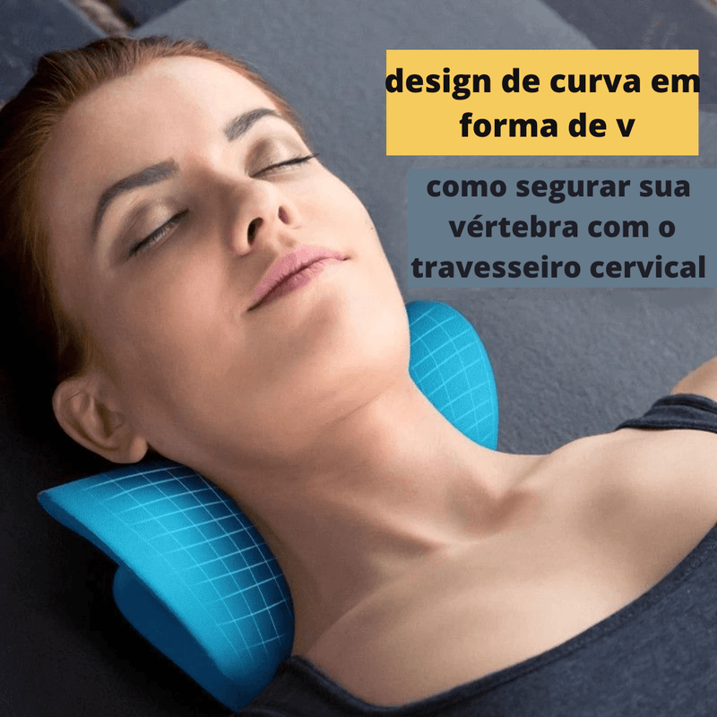 Travesseiro Cervical Confort para dores no pescoço - News™